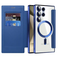  Techsuit - SmartMag Könyv Tok - Samsung Galaxy S24 Ultra - Kék tok