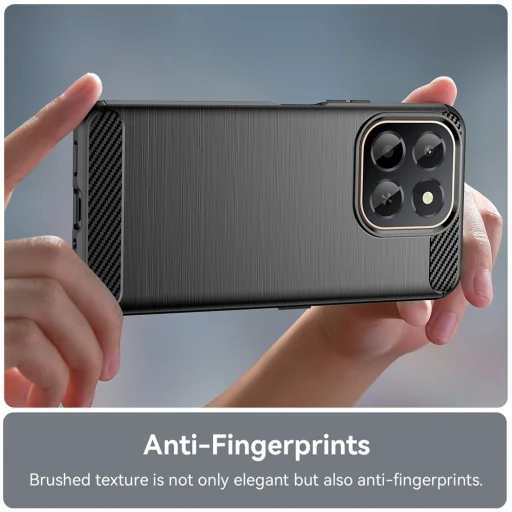  Techsuit - Karbonszilikon - Honor X6c - Fekete tok - 3