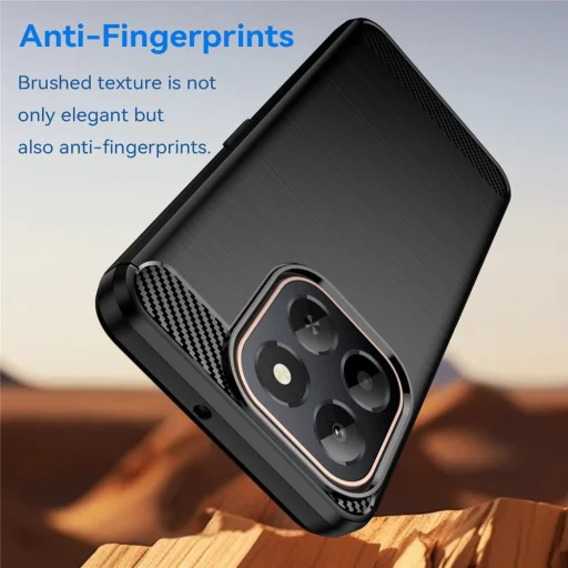  Techsuit - Karbonszilikon - Honor X6c - Fekete tok - 5