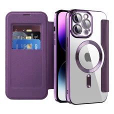  iPhone 14 Pro Max Lila Techsuit SmartMag könyvtok