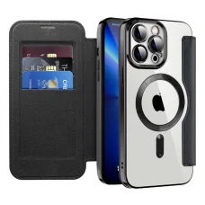  iPhone 13 Pro Fekete Techsuit - SmartMag könyvtok