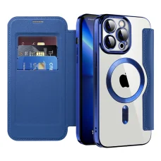  iPhone 13 Pro Max Kék Techsuit SmartMag Könyv Tok