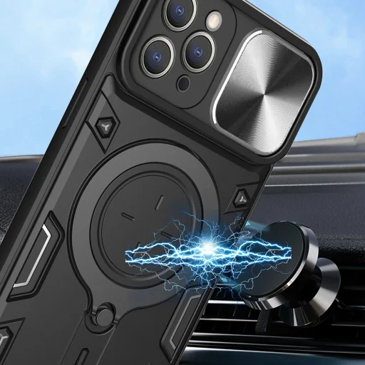  Techsuit - CamGuard Pro - iPhone 11 Pro Max - Rózsaarany tok - 6