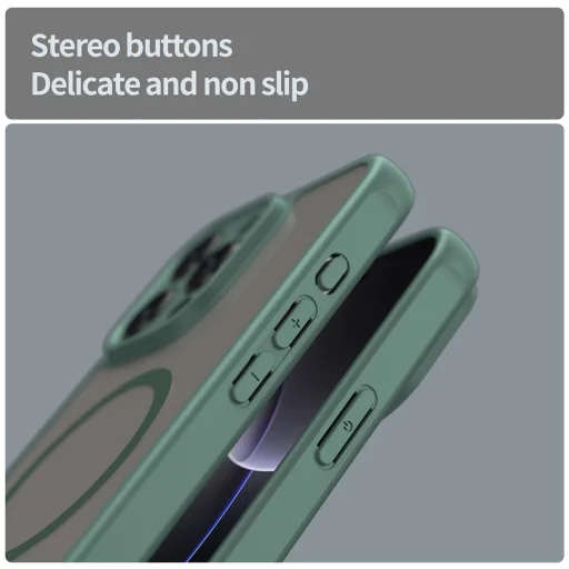  Techsuit - HaloFrost II MagSafe - iPhone 16 Pro Max - Zöld tok - 3