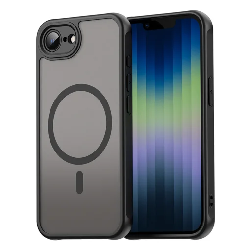  Techsuit - HaloFrost II MagSafe - iPhone 16 - Fekete tok - 1