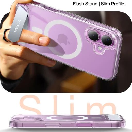  Torras - Pstand - iPhone 16 Plus - Átlátszó tok - 3