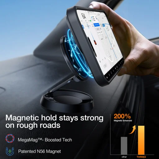  Torras - Pstand - iPhone 16 Pro Max - Fekete tok - 4