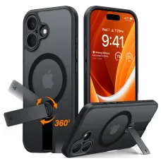  Torras - Pstand Spin - iPhone 16 - Fekete tok