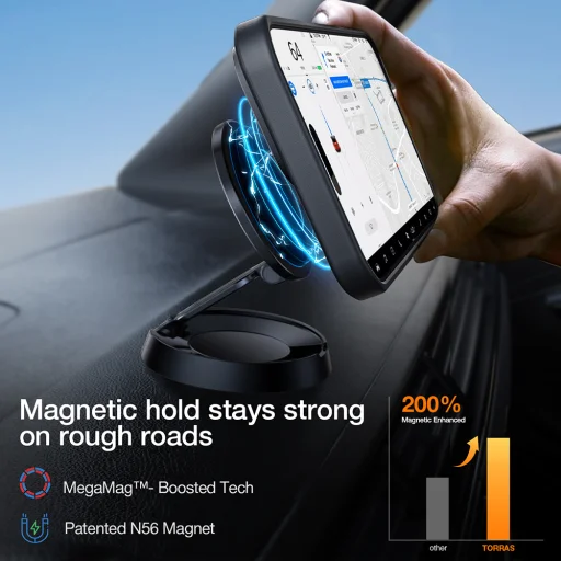  Torras - Pstand - iPhone 16 Plus - Fekete tok - 3