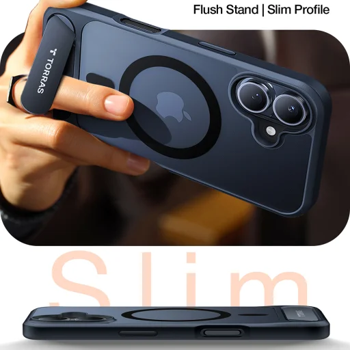  Torras - Pstand - iPhone 16 Plus - Fekete tok - 4