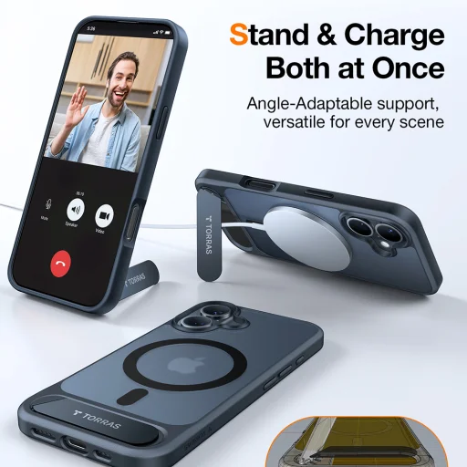  Torras - Pstand - iPhone 16 Plus - Fekete tok - 6