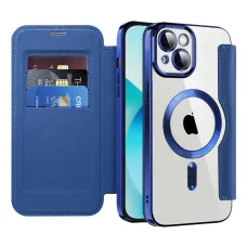  iPhone 13 Kék Techsuit SmartMag könyv tok