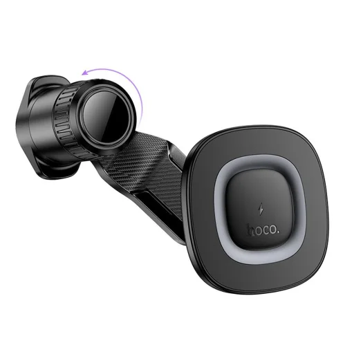 Hoco 15W autós telefontartó indukciós légkiömlő HW30 fekete - 5
