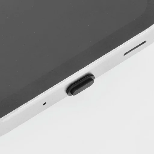 Lightning töltőcsatlakozó takaró a tartóval fekete - 3