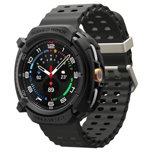 Spigen Rugged Armor Samsung Galaxy Watch 8 Classic (46 mm) Matt Fekete - 2