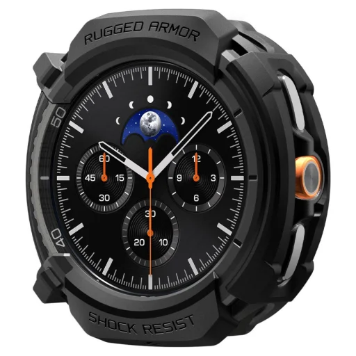 Spigen Rugged Armor Samsung Galaxy Watch 8 Classic (46 mm) Matt Fekete - 3