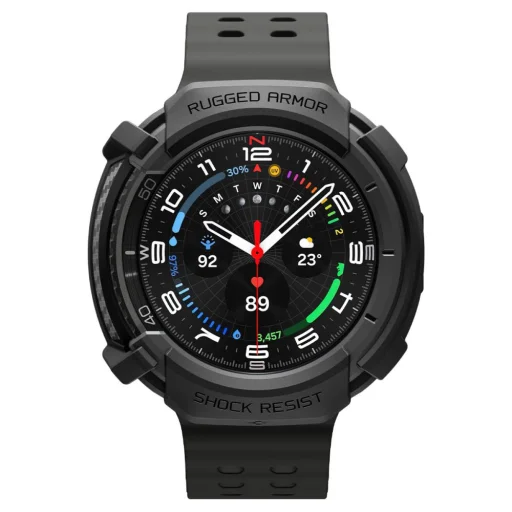 Spigen Rugged Armor Samsung Galaxy Watch 8 Classic (46 mm) Matt Fekete - 4