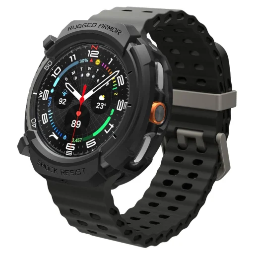 Spigen Rugged Armor Samsung Galaxy Watch 8 Classic (46 mm) Matt Fekete - 9