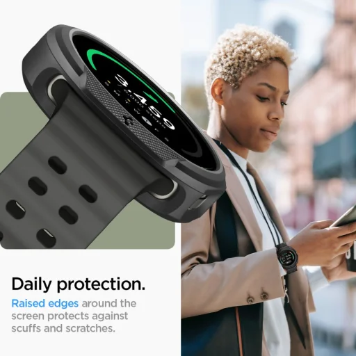  Samsung Galaxy Watch 8 Classic (46 mm) Matt Fekete Spigen Liquid Air tok - 11