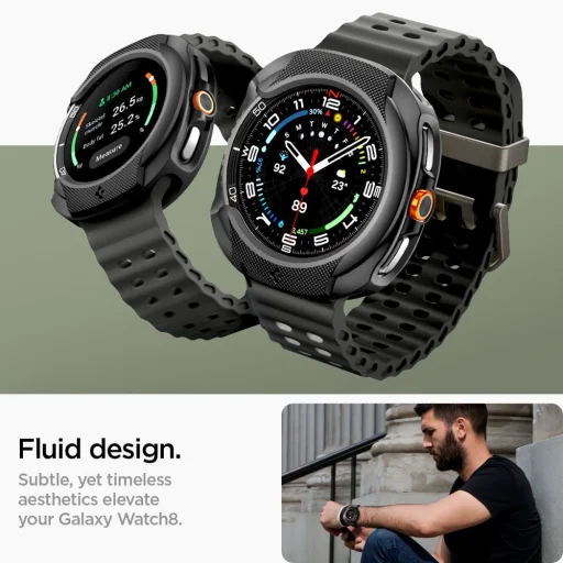  Samsung Galaxy Watch 8 Classic (46 mm) Matt Fekete Spigen Liquid Air tok - 10