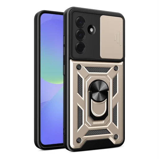 Techsuit - CamShield sorozat - Samsung Galaxy A36 5G - Arany tok - 1