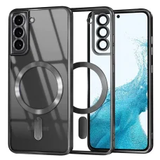  Techsuit - Luxus Kristály MagSafe - Samsung Galaxy S22 5G - Fekete tok