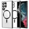  Techsuit - Luxus Kristály MagSafe - Samsung Galaxy S22 Ultra 5G - Fekete tok