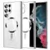  Techsuit - Luxus Kristály MagSafe - Samsung Galaxy S22 Ultra 5G - Ezüst tok thumbnail