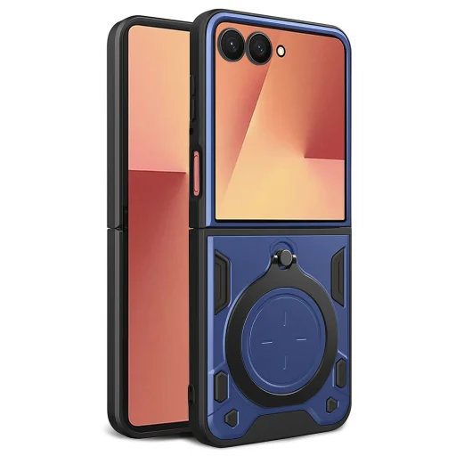  Samsung Galaxy Z Flip7 Kék Techsuit CamGuard Pro tok - 1