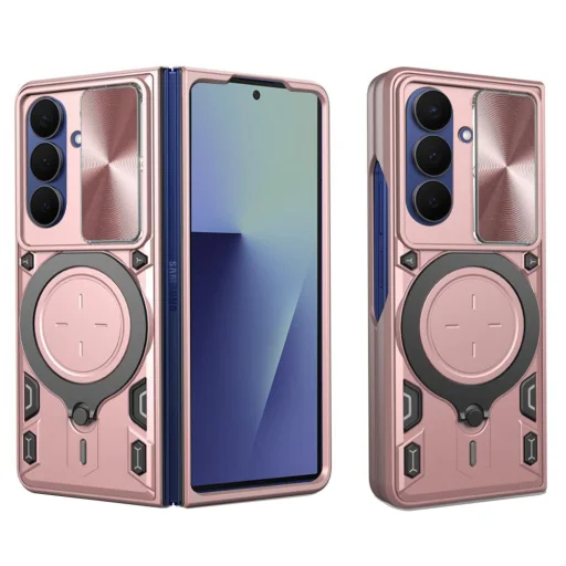  Samsung Galaxy Z Fold7 Rózsaarany Techsuit CamGuard Pro tok - 1
