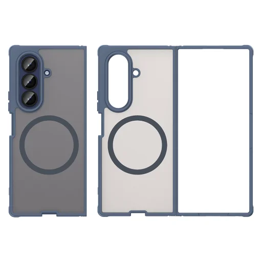  Samsung Galaxy Z Fold7 Sötétkék Techsuit HaloFrost II MagSafe tok - 3