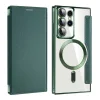  Techsuit - SmartMag könyvtok - Samsung Galaxy S22 Ultra 5G - Zöld tok thumbnail