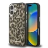  iPhone 16 barna Karl Lagerfeld IML Leopard MagSafe tok