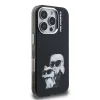  iPhone 16 Pro Fekete Karl Lagerfeld IML Aquarelle Karl és Choupette tok - 4