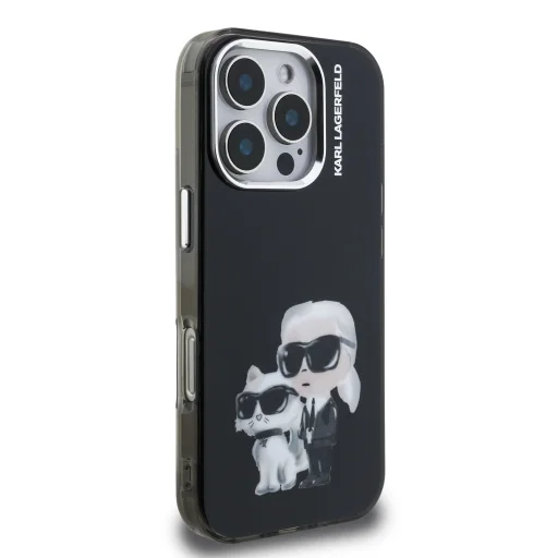  iPhone 16 Pro Max Karl Lagerfeld IML Aquarelle Karl and Choupette tok - 4