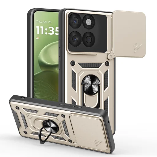  Techsuit - CamShield Sorozat - Motorola Edge 60 / Edge 60 Fusion - Arany tok - 1