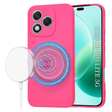  Honor 400 Lite Forró Pink Techsuit SoftFlex MagSafe tok