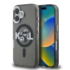  iPhone 16 Fekete Karl Lagerfeld IML Glitter Karl and Choupette Sketch MagSafe tok thumbnail
