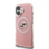  iPhone 16 Pink Karl Lagerfeld IML K&CH Heads Repeated Logo MagSafe tok thumbnail