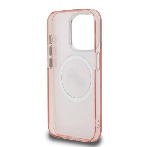  iPhone 15 Pro Max Pink Karl Lagerfeld IML K&CH Heads Repeated Logo MagSafe tok - 6