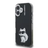  iPhone 16 fekete Karl Lagerfeld IML Aquarelle Choupette tok thumbnail