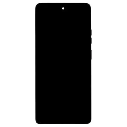 Motorola G75 5G LCD kijelző + érintőegység + elülső borítás szürke (szerviz csomag) - 1