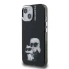  iPhone 15 Karl Lagerfeld IML Aquarelle Karl és Choupette tok thumbnail