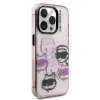  iPhone 15 Pro Max Karl Lagerfeld IML Multi K&CH Heads tok Pink thumbnail