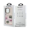  iPhone 15 Pro Max Karl Lagerfeld IML Multi K&CH Heads tok Pink thumbnail