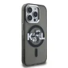 iPhone 15 Pro Max fekete Karl Lagerfeld IML Glitter Karl and Choupette Sketch MagSafe tok - 4