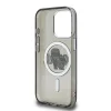  iPhone 15 Pro Max fekete Karl Lagerfeld IML Glitter Karl and Choupette Sketch MagSafe tok - 6
