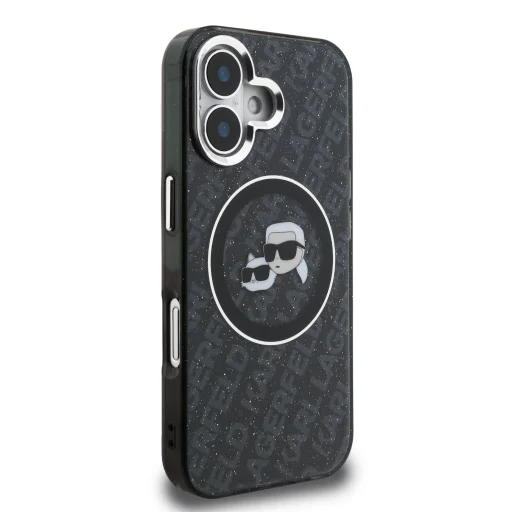  iPhone 16 Karl Lagerfeld IML K&CH Heads Repeated Logo MagSafe tok - 4