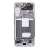 LCD kijelző + Érintőpanel + Előlap Samsung S901B Galaxy S22 Phantom White (Szervizcsomag) , thumbnail