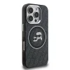  iPhone 16 Pro Max Fekete Karl Lagerfeld IML K&CH Fejek Ismétlődő Logó MagSafe tok thumbnail